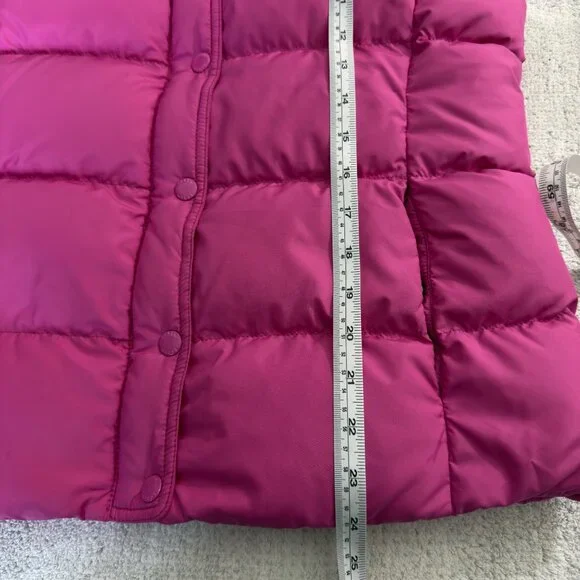 J.Crew Down Puffer Vest Purple /Magenta Size M Pre owned - Picture 14 of 16